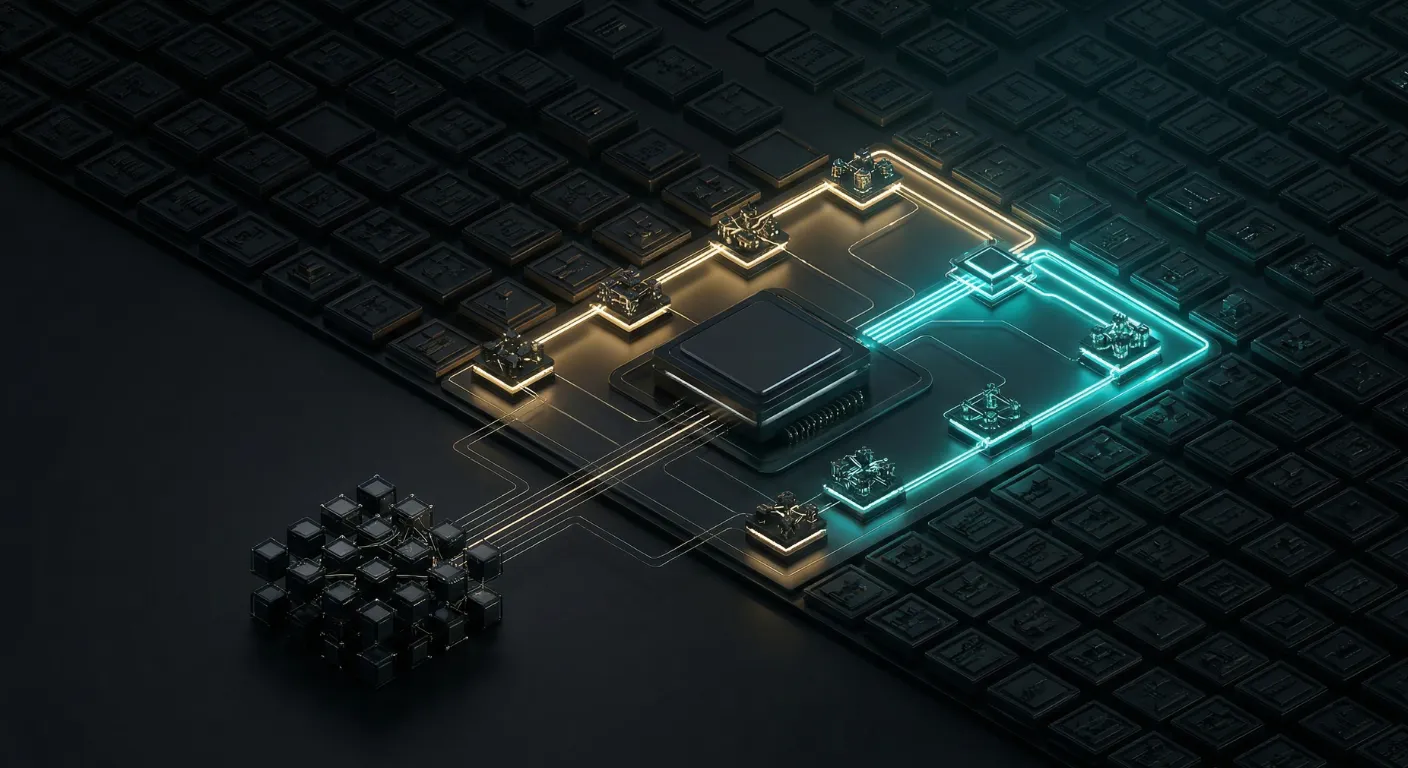 Diagram of an agent dynamically retrieving a subset of tool definitions from a larger tool registry based on the current task