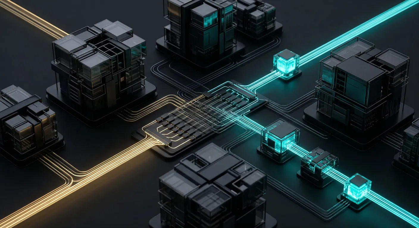 Flow diagram showing a router directing different request types to different LLMs based on complexity and cost